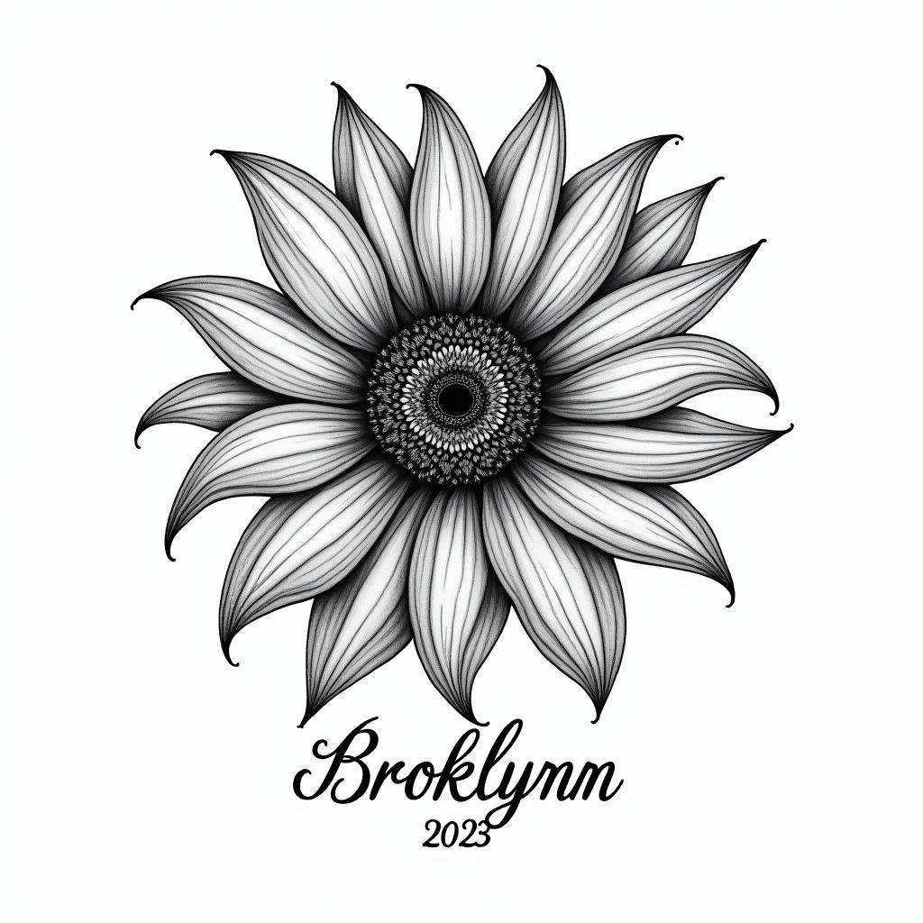 Script tattoo example 5