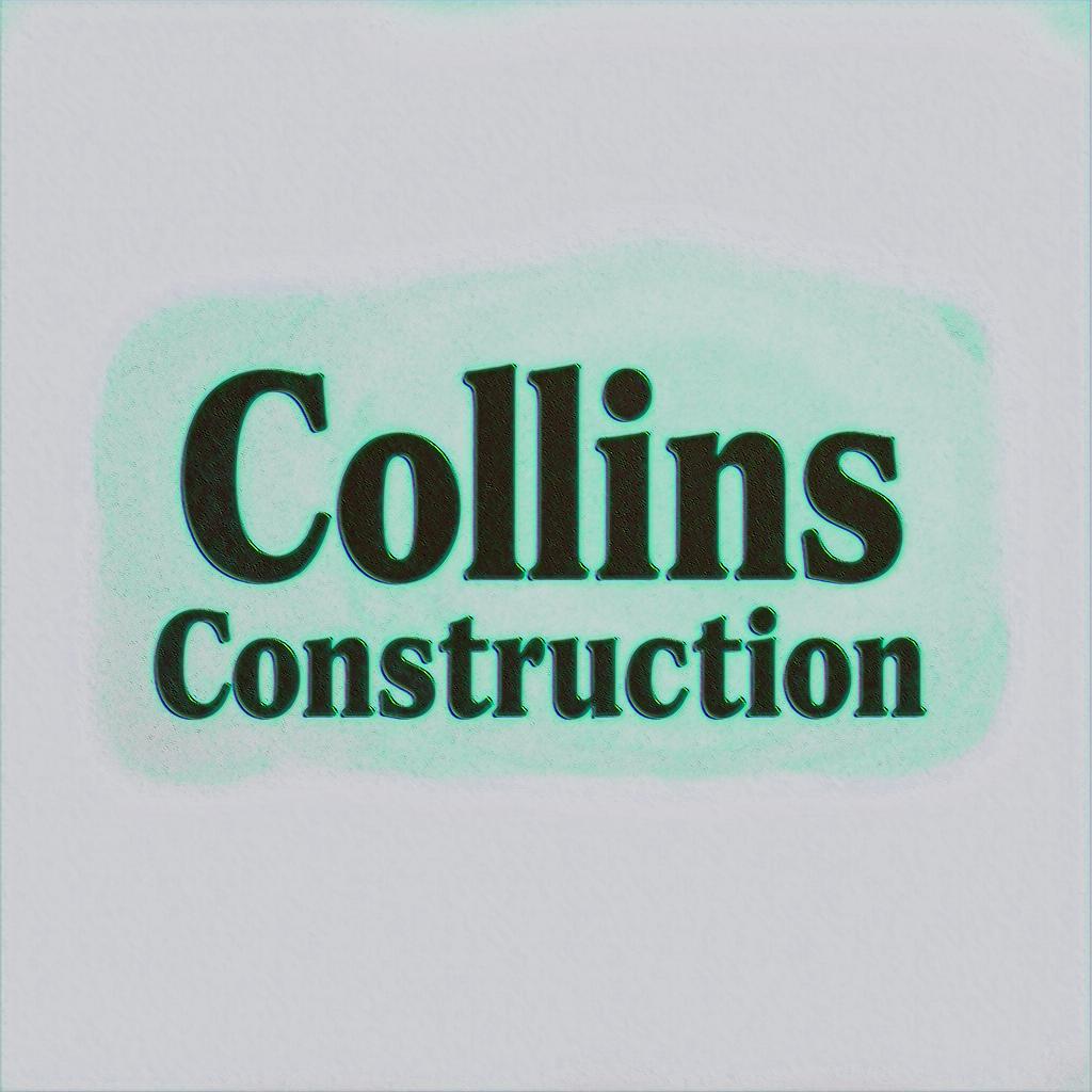 Construction company named “Collins Constructionminimalist text-based tattoo, Monospace font ultra-realistic, perfectly placed, high-quality font design, photo-realistic shading, 8k, high quality, finely detailed typograph - Variation 8