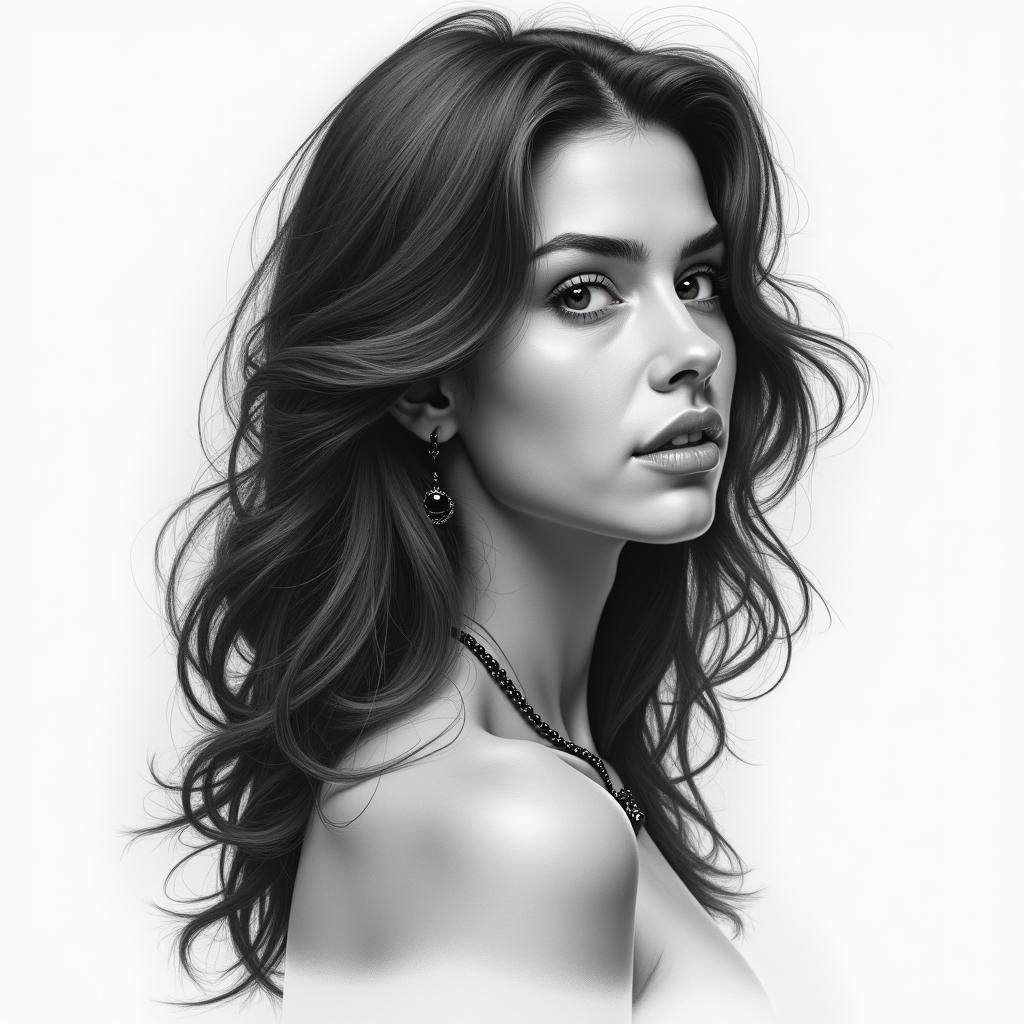 Joana, Carneiro, 21-03-1989in realism tattoo style, featuring a highly detailed, lifelike, capturing every detail, photorealistic, ultra realistic, intricate shading, smooth and sharp, - Variation 3