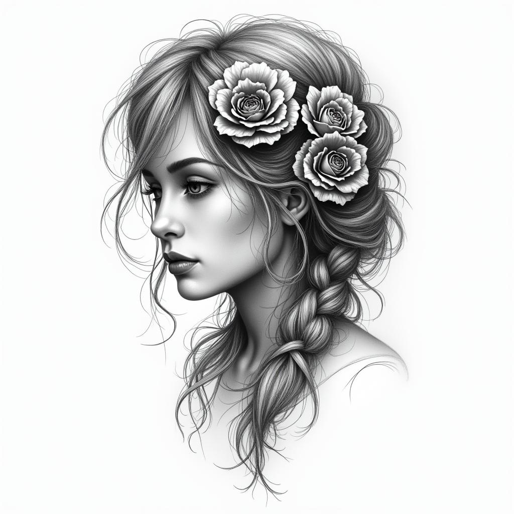 I want to remember the trials Ive overcome, sex abuse, emotional abuse, divorce, abandonment. I want to honor God for bringing me through this and blessing my with my children and grand daughter.in bohemian style tattoo, 8k - Variation 2