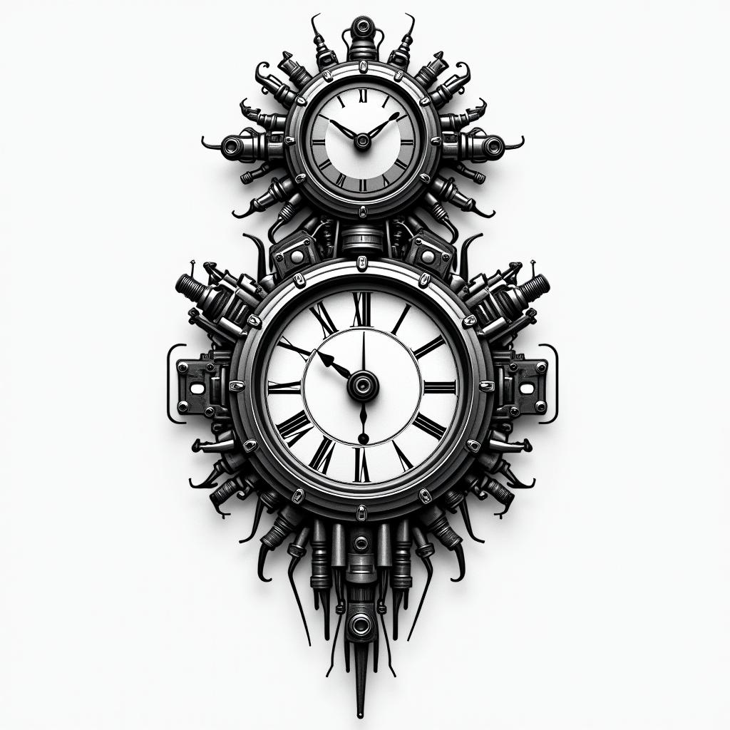 Blackwork tattoo example 5