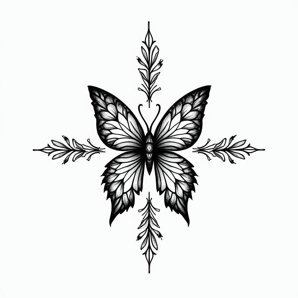 I want a thin pretty bow that goes around my anklein ornamental tattoo style, featuring intricate symmetrical patterns and floral designs, showcasing highly detailed line work and geometric shapes, creating a sense of elegance and balance - Variation 2