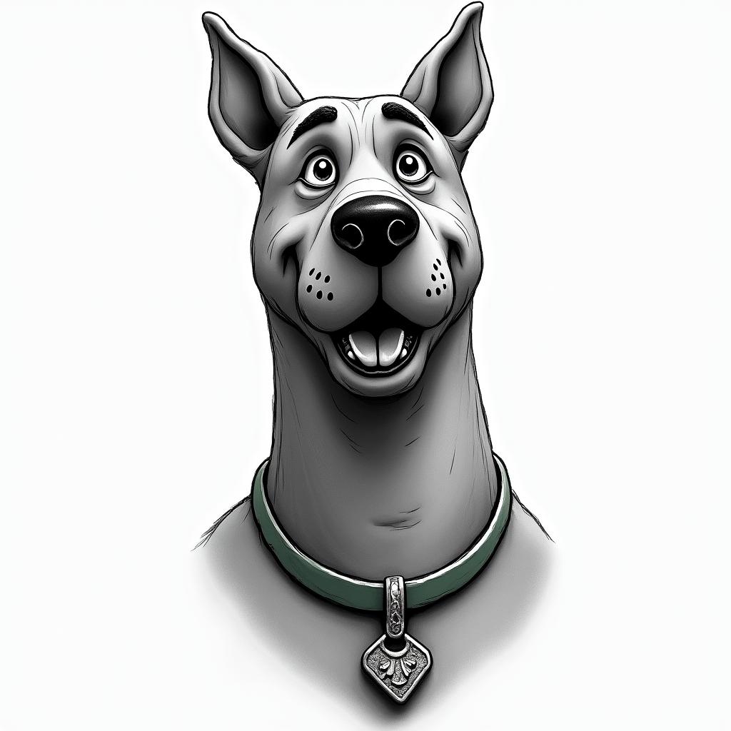 Scooby Doohigly detailed tattoo