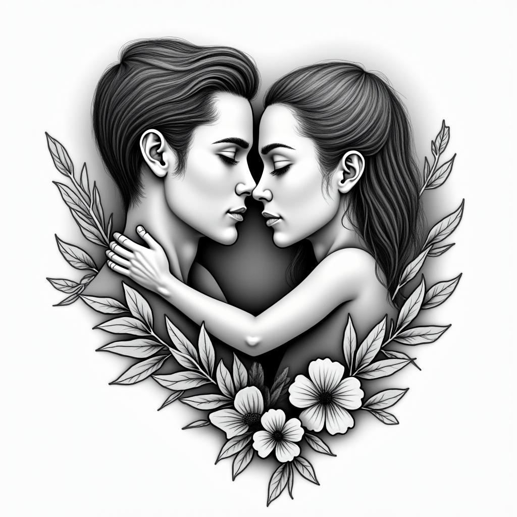 Siblings thru tough time symbolhigly detailed tattoo