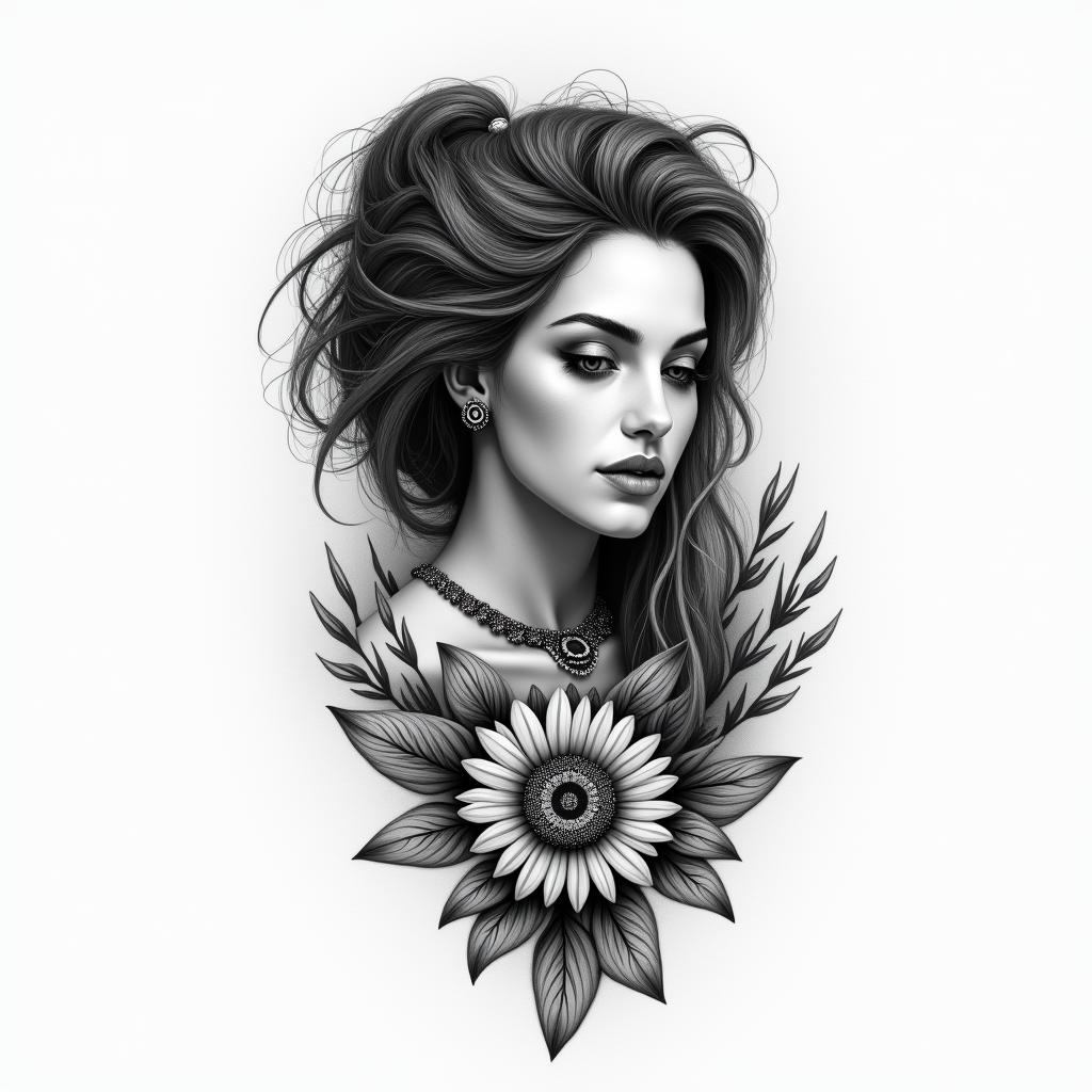 Andrea, Gemini. Mexicohigly detailed tattoo