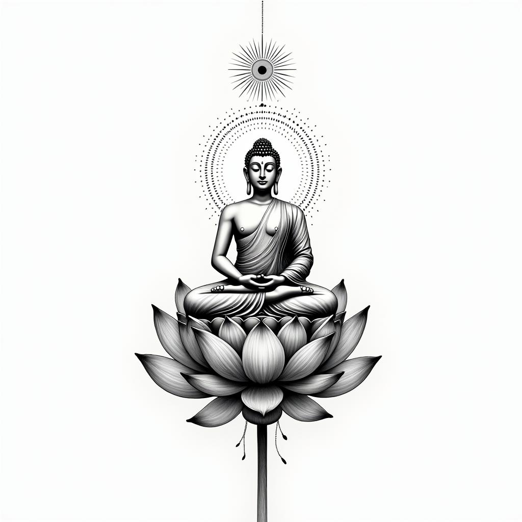 Buddha tattoo design