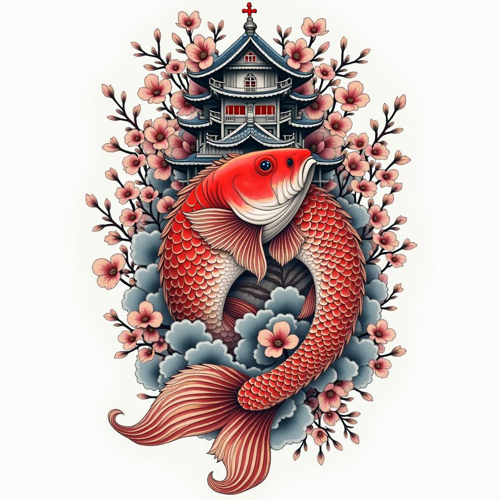 Japanese Irezumi tattoo design
