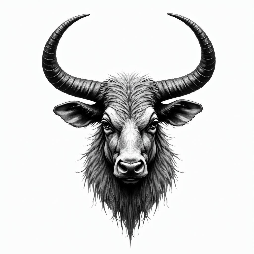 Zodiac sign Taurustext-based tattoo, gothic font ultra-realistic, perfectly placed, high-quality font design, photo-realistic shading, 8k, high quality, finely detailed typography - Variation 4
