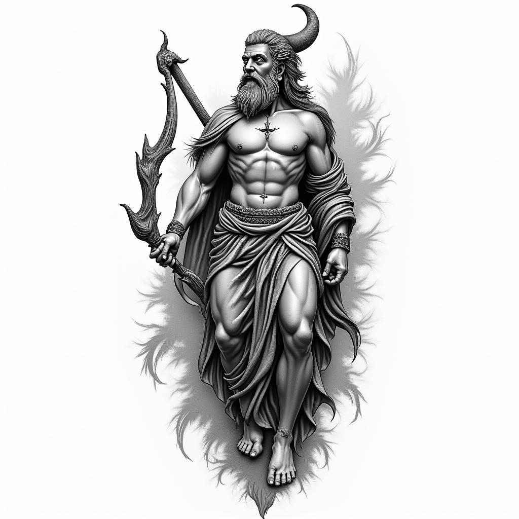 Buddah Sagittarius Everett Wa.higly detailed tattoo - Variation 2