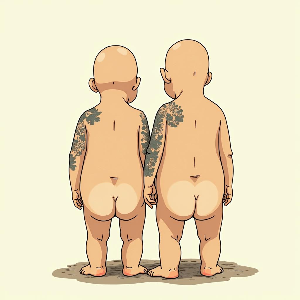 Two dudes butt fuckingGhibli, Studio Ghibli aesthetic, hand-drawn anime style, retro nostalgic atmosphere, retro soft pastel color palette with earthy tones, retro Japanese cinematic shot, yellow tint effect, bald character, smooth surface, anime shadow 90's anime style - Variation 3