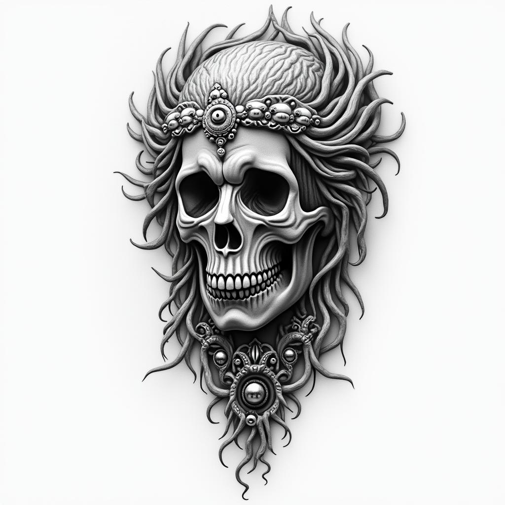 Oxumarêhigly detailed tattoo