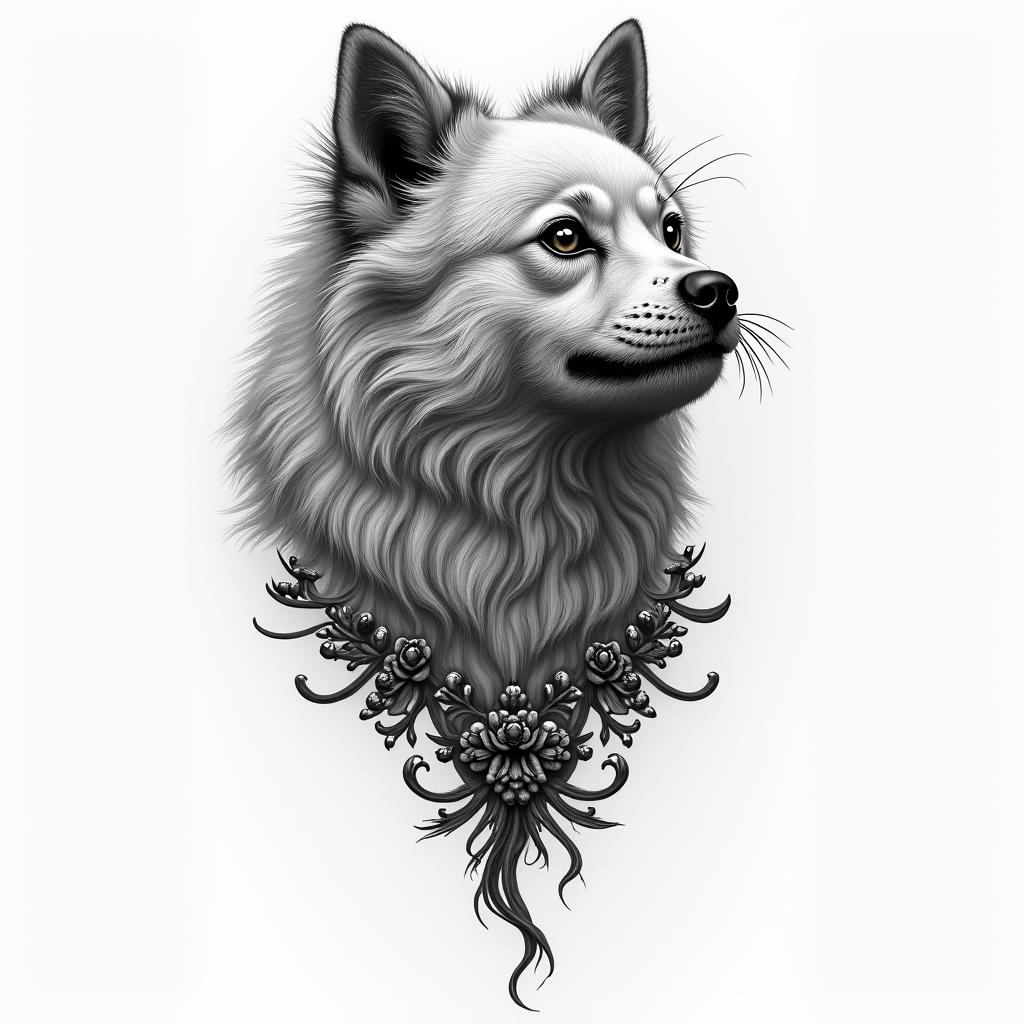 Oxumarêhigly detailed tattoo - Variation 2