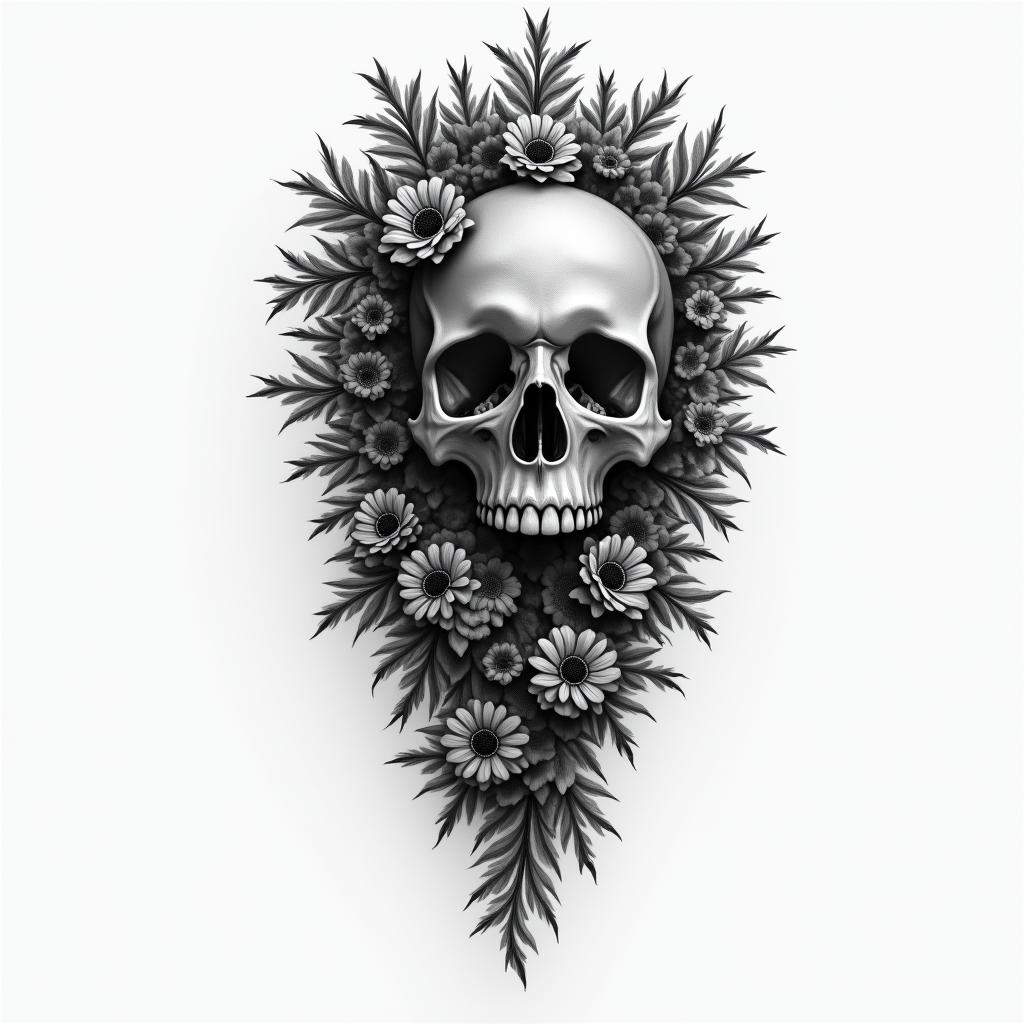 Death of a loved onehigly detailed tattoo