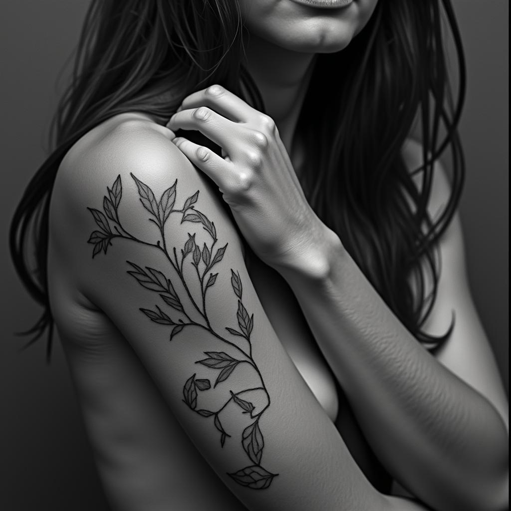 Love youhigly detailed tattoo - Variation 8