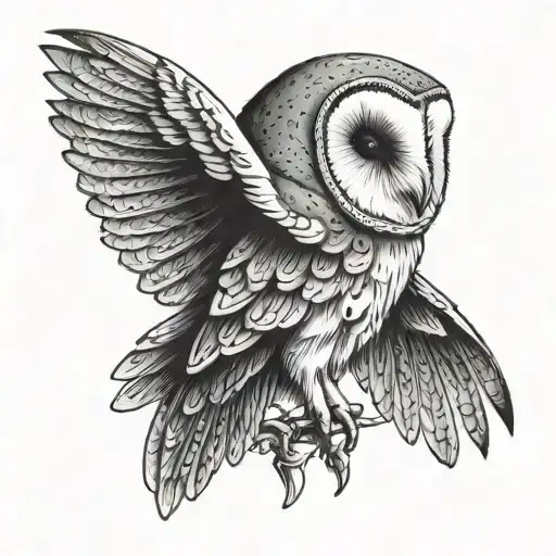 barn owl - Variation 6