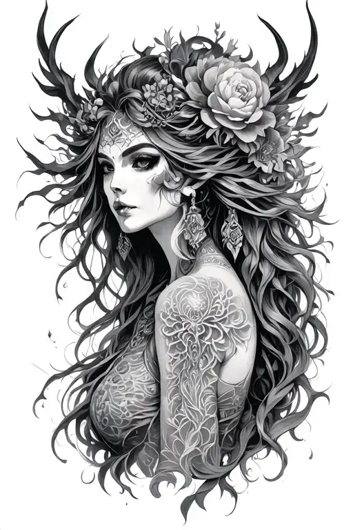 izanami the Godess of death  - Variation 2