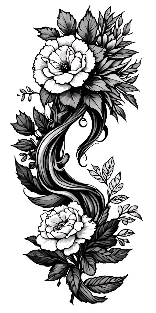 Mexican wedding and February birth flowers - Variation 2