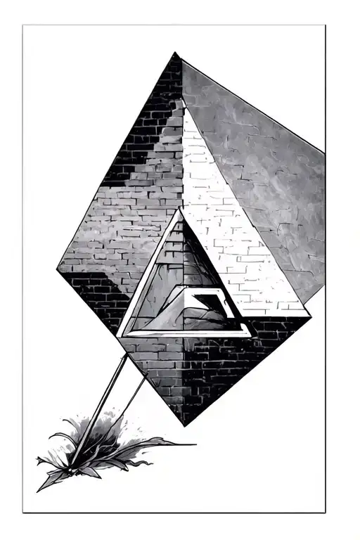 pink floyd prism in bricks - Variation 2