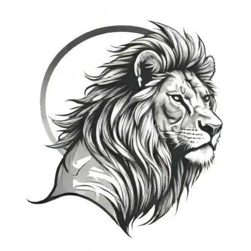lion face - Variation 1