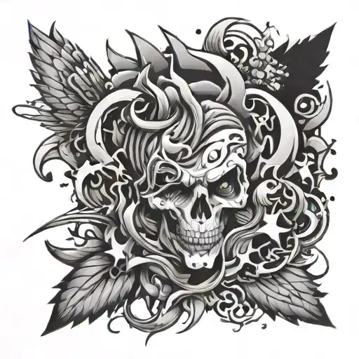 graffiti style tattoo