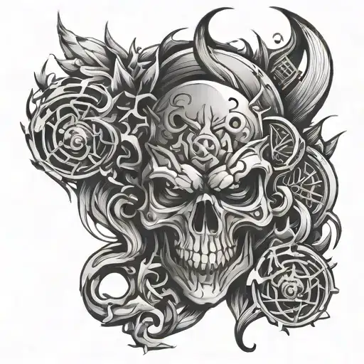 graffiti style tattoo - Variation 2