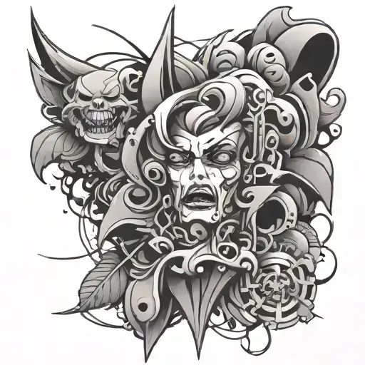 graffiti style tattoo - Variation 3