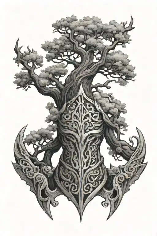 yggdrasil shoulder armor - Variation 2