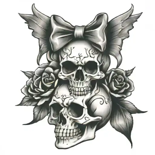 skulls and bows sequence - Variation 3