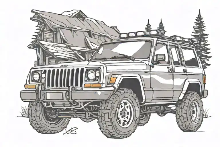 Jeep Cherokee xj - Variation 2