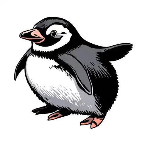 chubby penguin - Variation 2