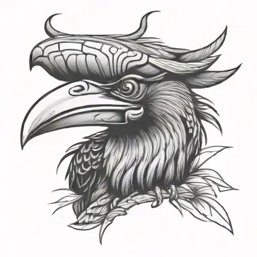 hornbill - Variation 2
