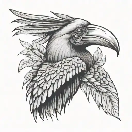 hornbill - Variation 3