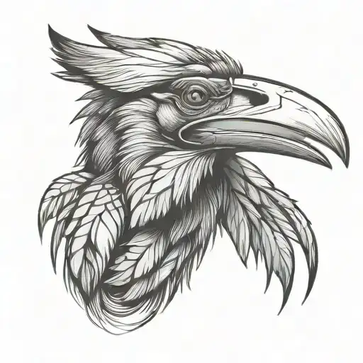 hornbill - Variation 4
