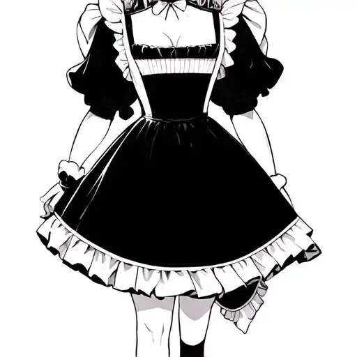Hentai maid girl - Variation 2