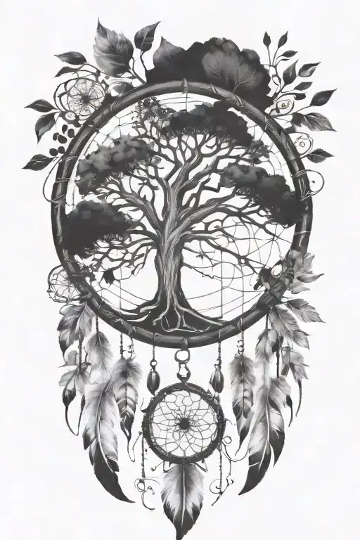 life tree dream catcher