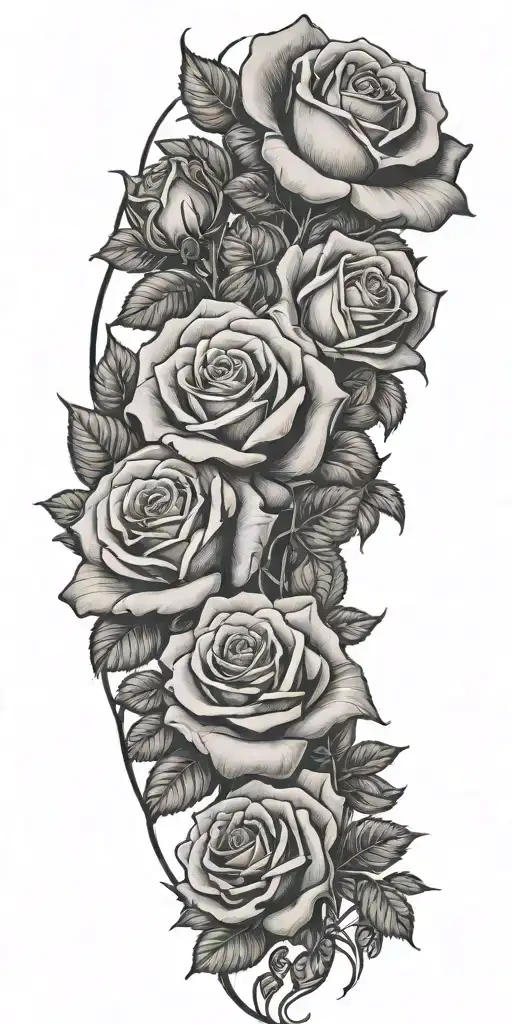 big and thick rose bush with 20 roses