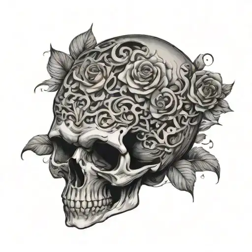 Skull With Anxiety - Variation 2