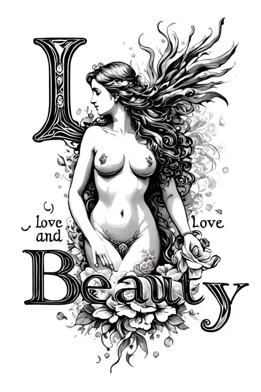 "love and beauty" "love and beauty" Aphrodite full body