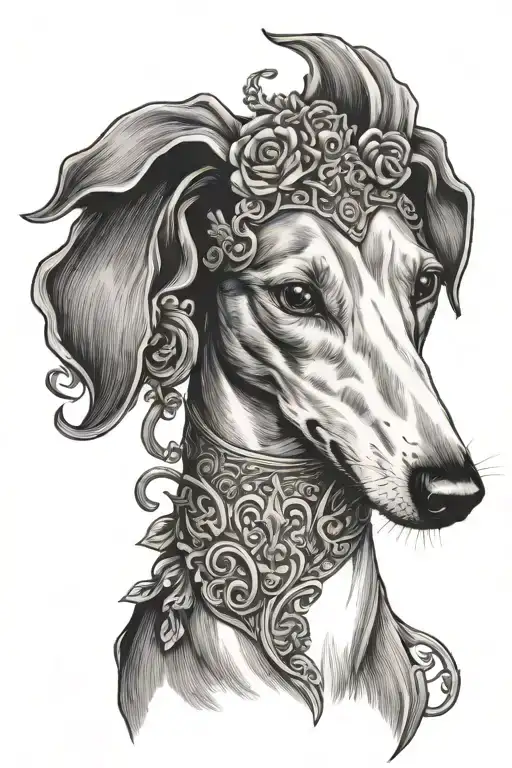 italian sicilian heritge greyhound medusa - Variation 2