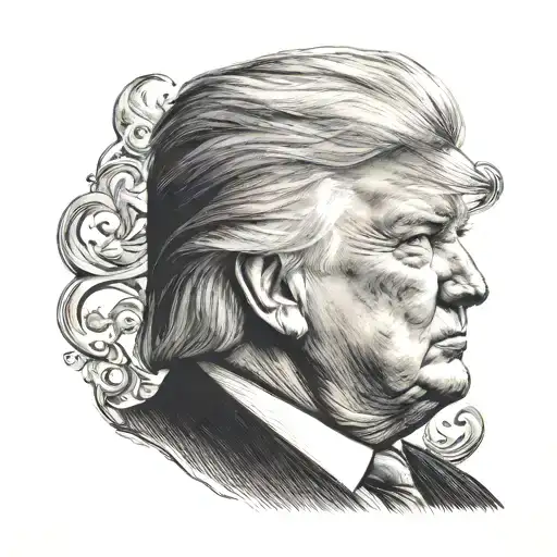 A portrait of Trump - Variation 1