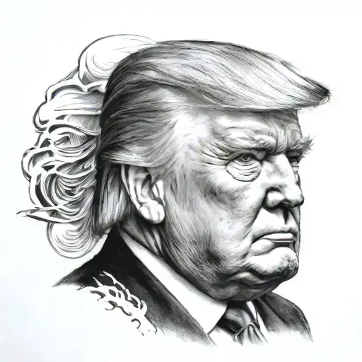 A portrait of Trump - Variation 2