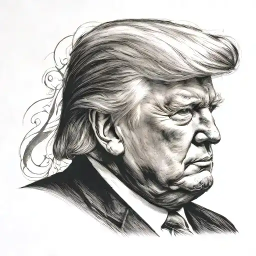 A portrait of Trump - Variation 3