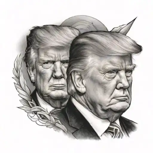 A portrait of Trump - Variation 4
