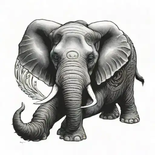 female elephant  warhammer - Variation 3
