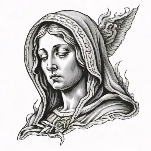 crying virgin mary - Variation 3