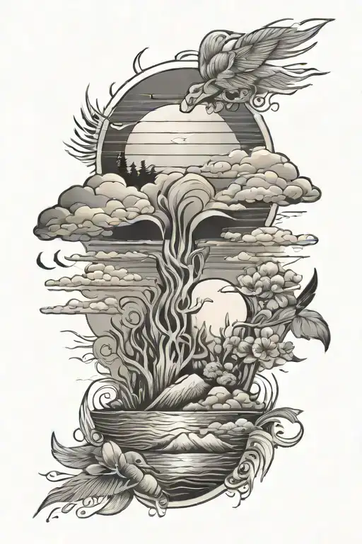 Earn  the sunset - Variation 2