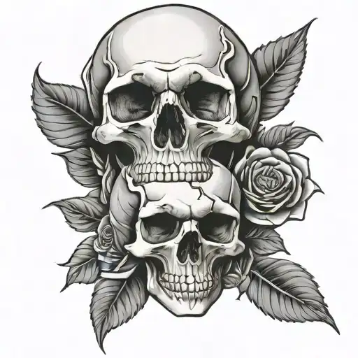 skull and roses - Variation 7