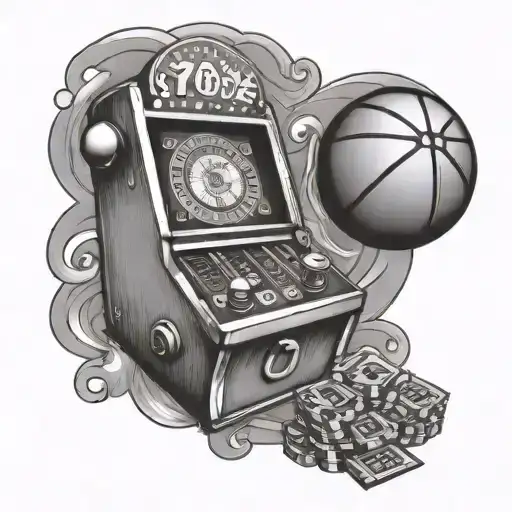 basketball and casino slot machine