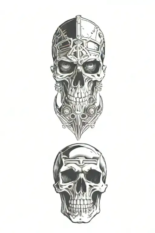vigilante skull - Variation 2