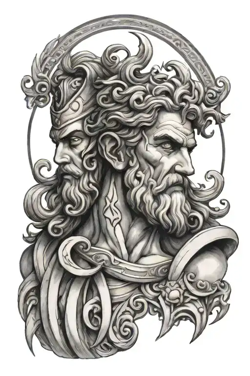 Zeus hades posidon god - Variation 2